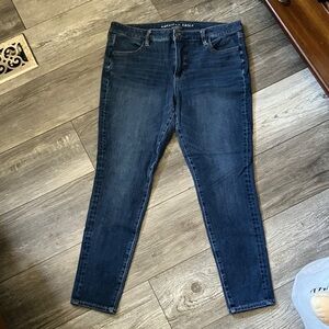 American Eagle Outfitters Dark Blue Skinny Jeans
